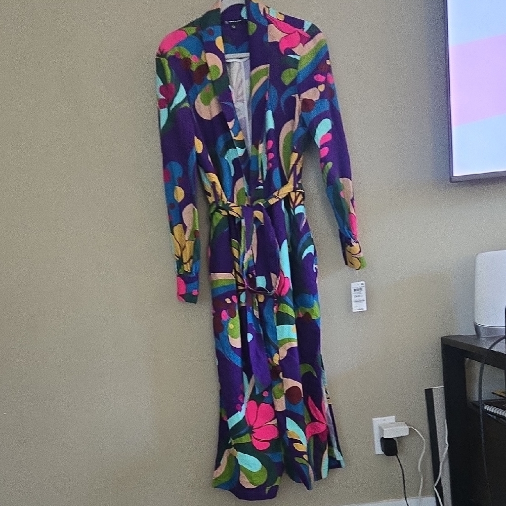 INC International Concepts Multicolor Long Sleeve Dress